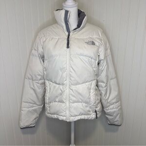The North Face Women's White Puffer Jacket 550 down size small